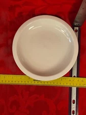 Pottery Barn Suppertime White Heavy Thick restaurant ware 7 3/4” Salad Plate