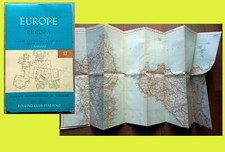 Vintage - Ancienne Carte Routière - EUROPE Du TOURING (17)