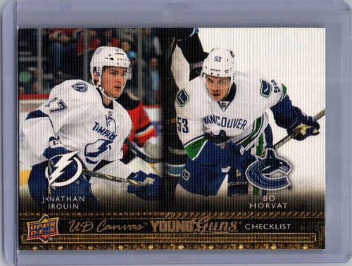 2014-15 Upper Deck - Ud Canvas Young Guns Bo Horvat Jonathan Drouin #C240 (RC)