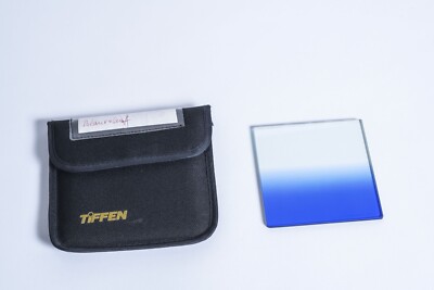 Tiffen 4x4 Glas Verlauf Filter clear/blue4 mit Tasche 