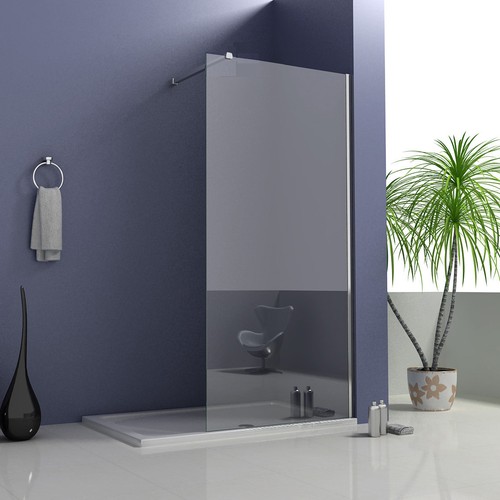 Walk in Wet Room Shower Screen Panel 8mm EasyClean Glass Shower Cubicle