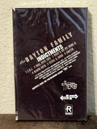 1996 The Dayton Family "Indictments" Cassette Tape sampler SEALED/Brand NEW - Picture 6 of 6