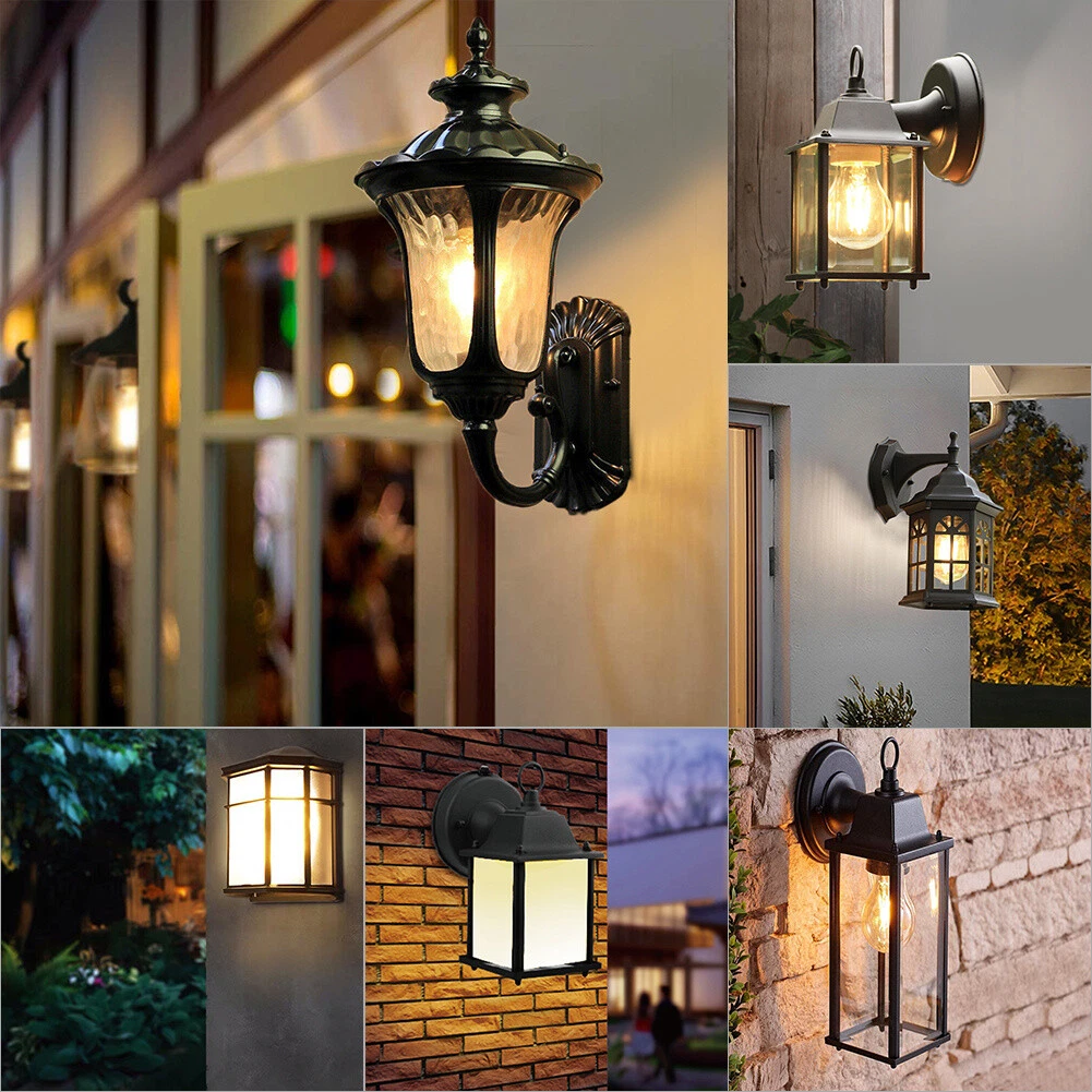 Outdoor electric wall on sale lights