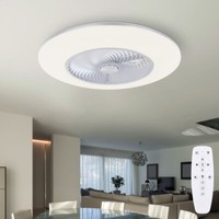Deckenventilator Deckenlampe Wohnzimmer RaumküHler Dimmer Cct Fernbedienung Led