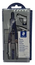 STAEDTLER MARS All Metal Drafting Compass 5 Piece Advanced Set 550-62-A6