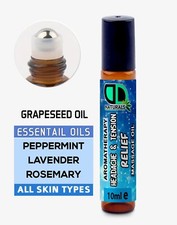 Kopfschmerzen und Verspannungen Massage&ouml;l Rollerball - Aromatherapie, Stressabbau 10ml