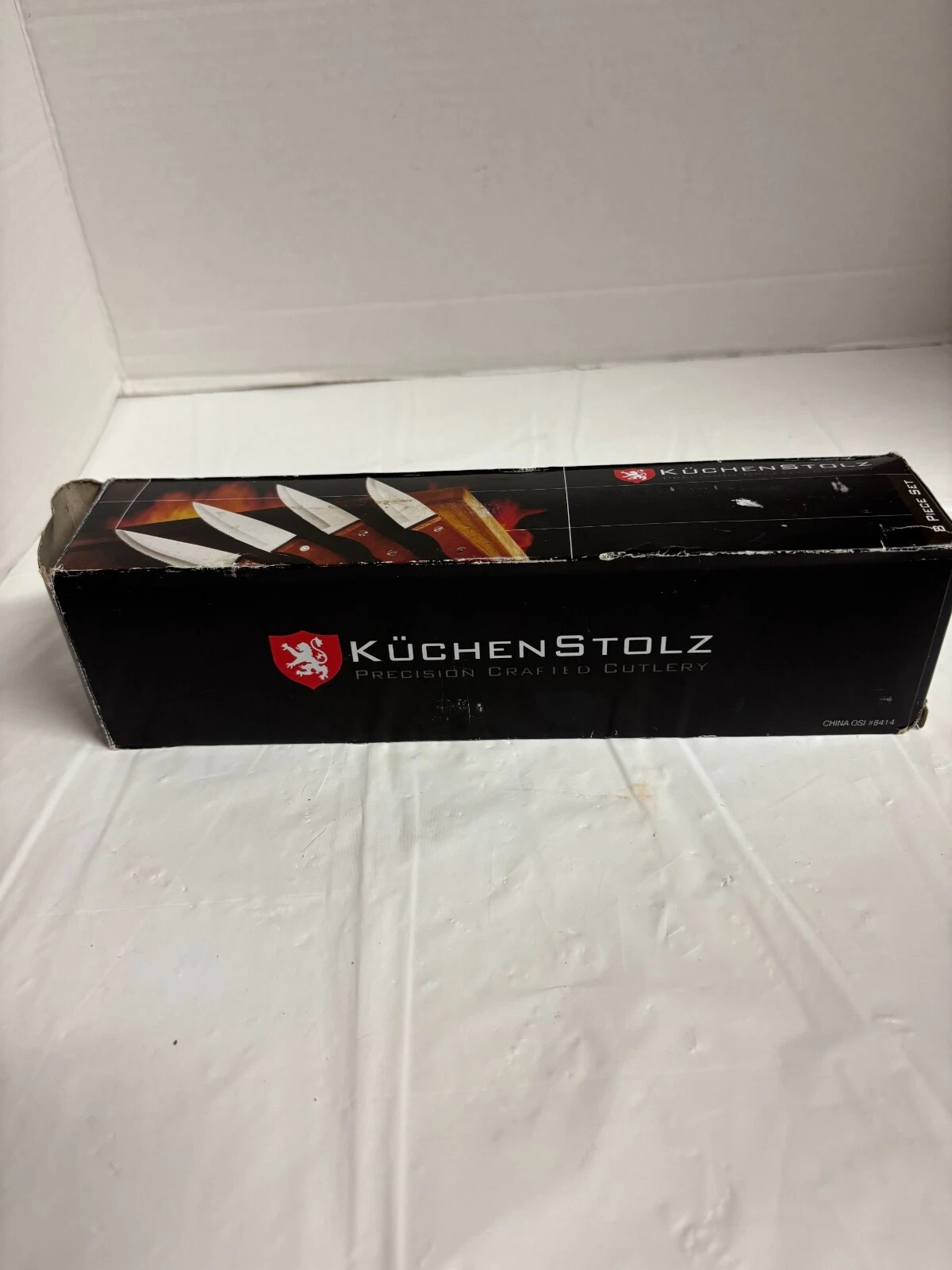 Kuchenstolz 8 Piece Set Steak Knives Stainless Steel Dishwasher Safe NEW