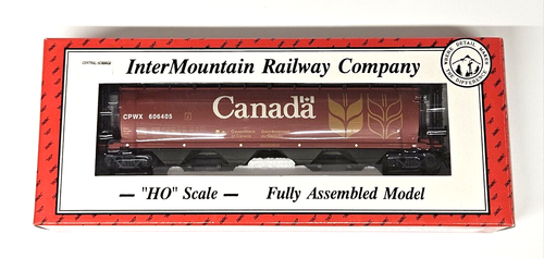 InterMountain HO 45102-88 Red Canada 4-Bay Cylindrical Hopper Car ~ CPWX 606405