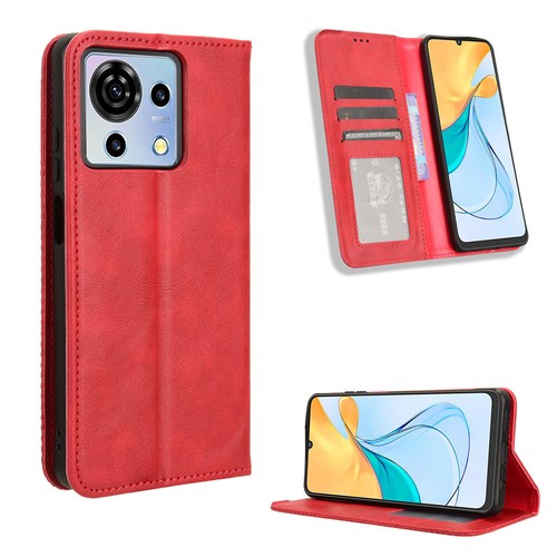 Für ZTE Blade V50 Vita 4G Retro Brieftasche Handy Tasche Flip Case Schutz Hülle - Zdjęcie 19 z 23