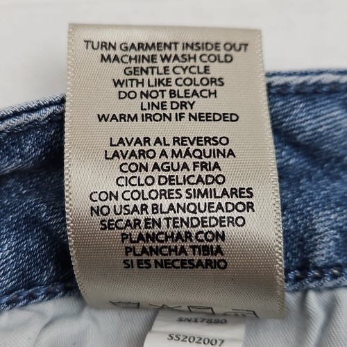 Seven 7 Damen Denim Shorts Größe 4 Used-Look Medium Wash Mid Rise Jeans MY3023 - Bild 18 von 19