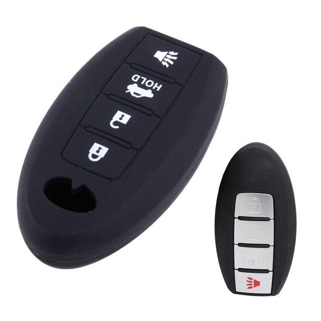 Black Silicone Remote Key Fob Cover case For Infiniti EX35 FX50 G37 M45 QX56