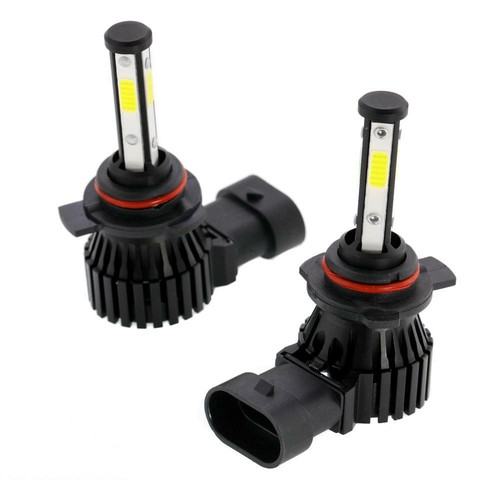 4 Sides 9012 LED Headlight Bulbs High Low Beam 6000K Super Bright Canbus Decoder - Picture 12 of 12