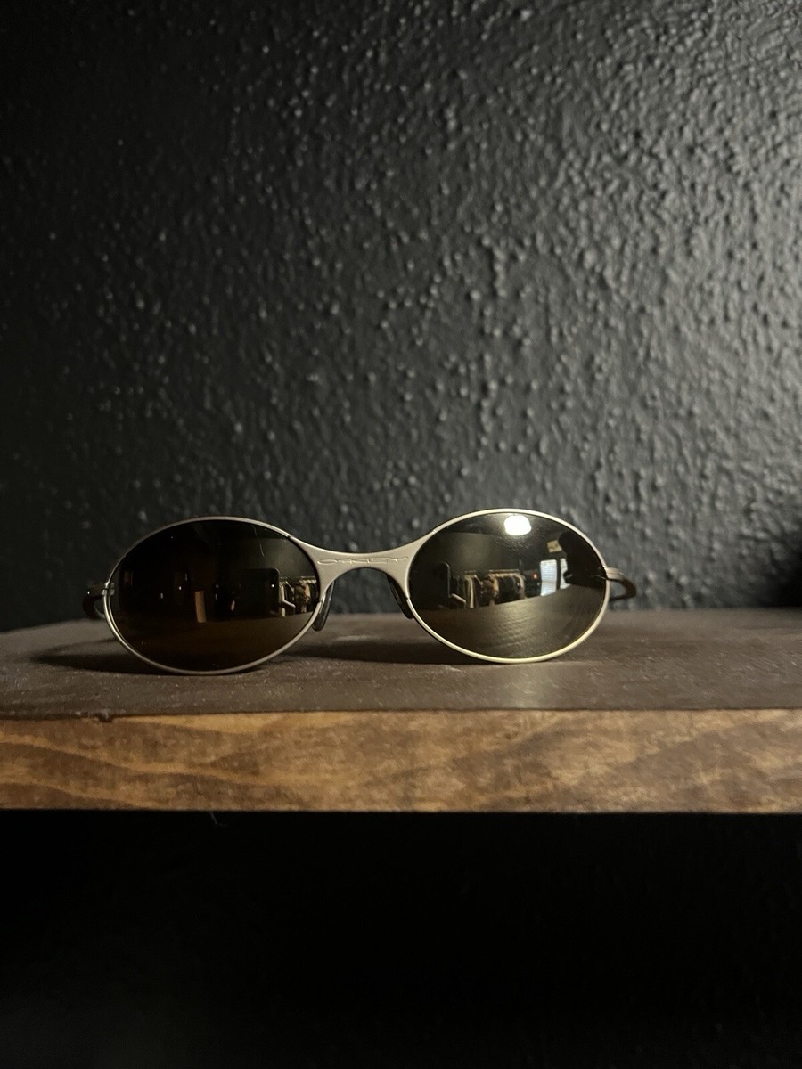 Oakley T Wire Gold Black Iridium Titanium Sunglasses | eBay