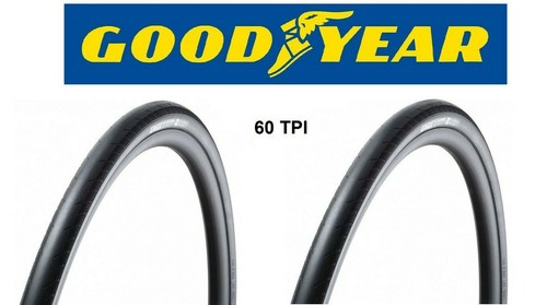 2 COPERTONI BICI GOOD YEAR EAGLE SPORT CORSA 700 x 25 PIEGHEVOLE 60TPI |  eBay