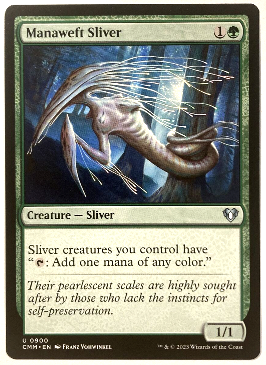 マジック：ザ・ギャザリング MTG commander Slivers deck (100 cards) MTG Commander Deck Box: Sliver EDH 100 Card (120SS) With Top