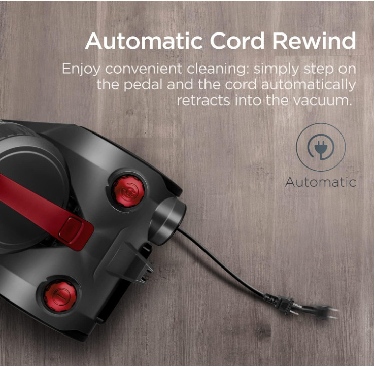 Lightweight Bagless Canister Vacuum cleaner/ indoor Carpets pet hair Hard Floors