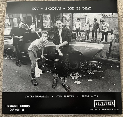 JESSE MALIN SIGNED HEART ATTACK GOD IS DEAD 45 RECORD VINYL 7" NYC PUNK ROCK - Picture 4 of 4