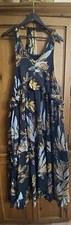 Urban Outfitters Women’s Overall Dress Smocked Size Large Cotton Ruffle Floral