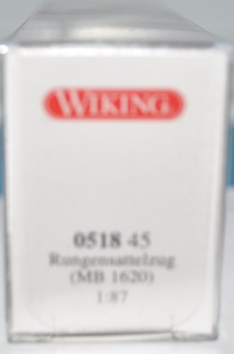Wiking 0518-45 MB 1620 Flatbed Truck w/Stakes w/Tiedowns Trailer - NEW w/BOX - Picture 5 of 5