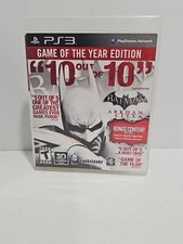 Batman Arkham City Game of the year Edition (PlayStation 3, 2012) PS3