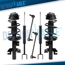 Front Struts w/ Coil Springs Sway Bars Rear Shocks for 2013-2015 2016 Dodge Dart