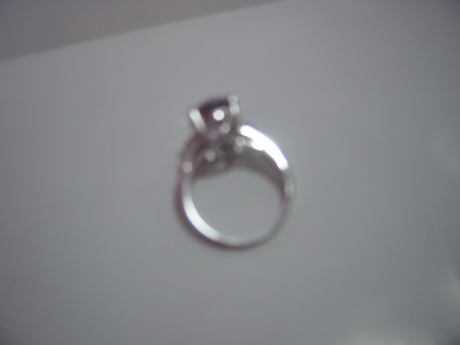 MAGNIFICENT Solid Silver Ring-LARGE VIOLET AMETHY… - image 12