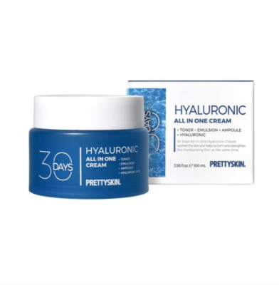 PRETTY SKIN 30 Days All-In-One Hyaluronic Cream (100ml) - Authentic/US Seller