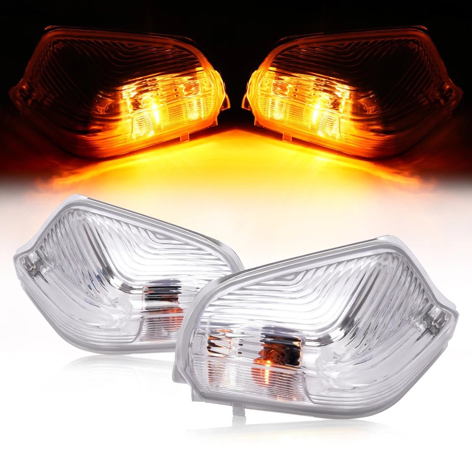 Juego de pares de espejos retrovisores derecho izquierdo lente indicador para Mercedes Sprinter 2006-2021 Foto 2 de 4