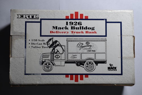 New In Box 1991 Ertl Die-Cast Bank *1926 MACK DELIVERY TRUCK** 1:38 - Picture 3 of 10