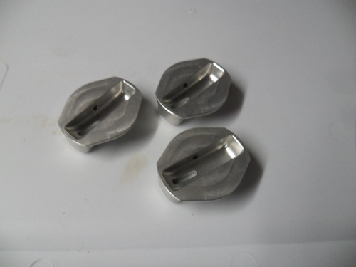 2007 2010 Jeep Wrangler Satin Billet Aluminum HVAC Heater AC Vent Control Knobs - Picture 4 of 5