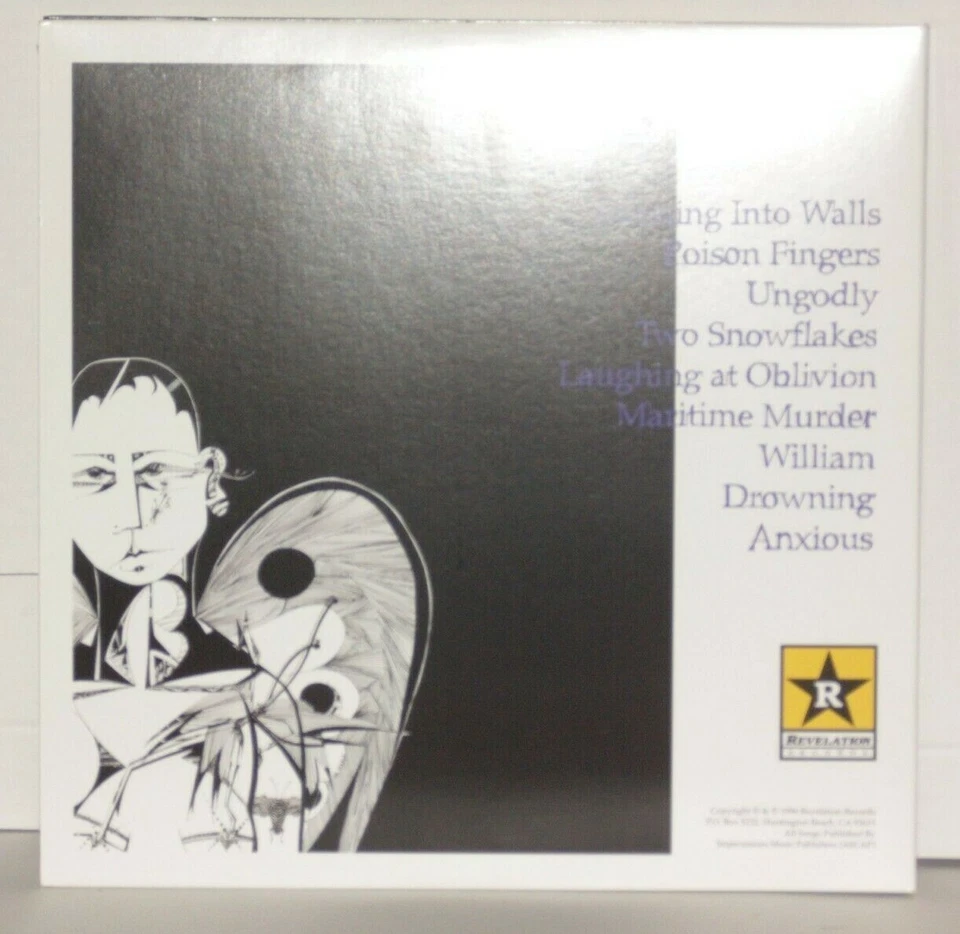 INTO ANOTHER Ignaurus Blue Vinyl LP Plays Well VG+ 2014 Revelation 35 Hardcore Foto 2 de 4