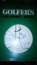 Vintage Golfer's Coloring Book by Golf Magazine Illustrator John Gallagher