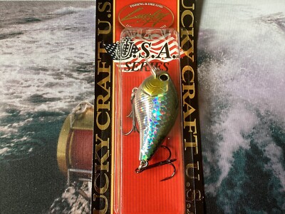 Leurre Lucky Craft Fat CB BDS 3 Threadfin Shad, Crankbait Pour Bass, Argenté