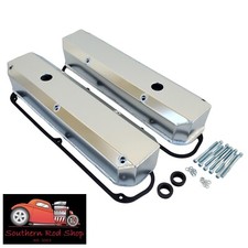 Fits Small Block Mopar Fabricated Satin Aluminum Valve Covers Dodge 318 340 360