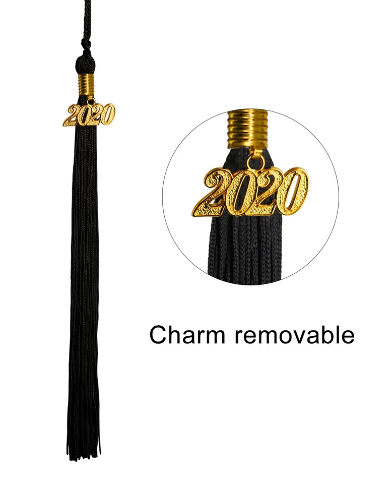 单身帽毕业流苏吊坠 2020 年小饰品 9 英寸服装帽子悬挂 — 第 4/4 张图片