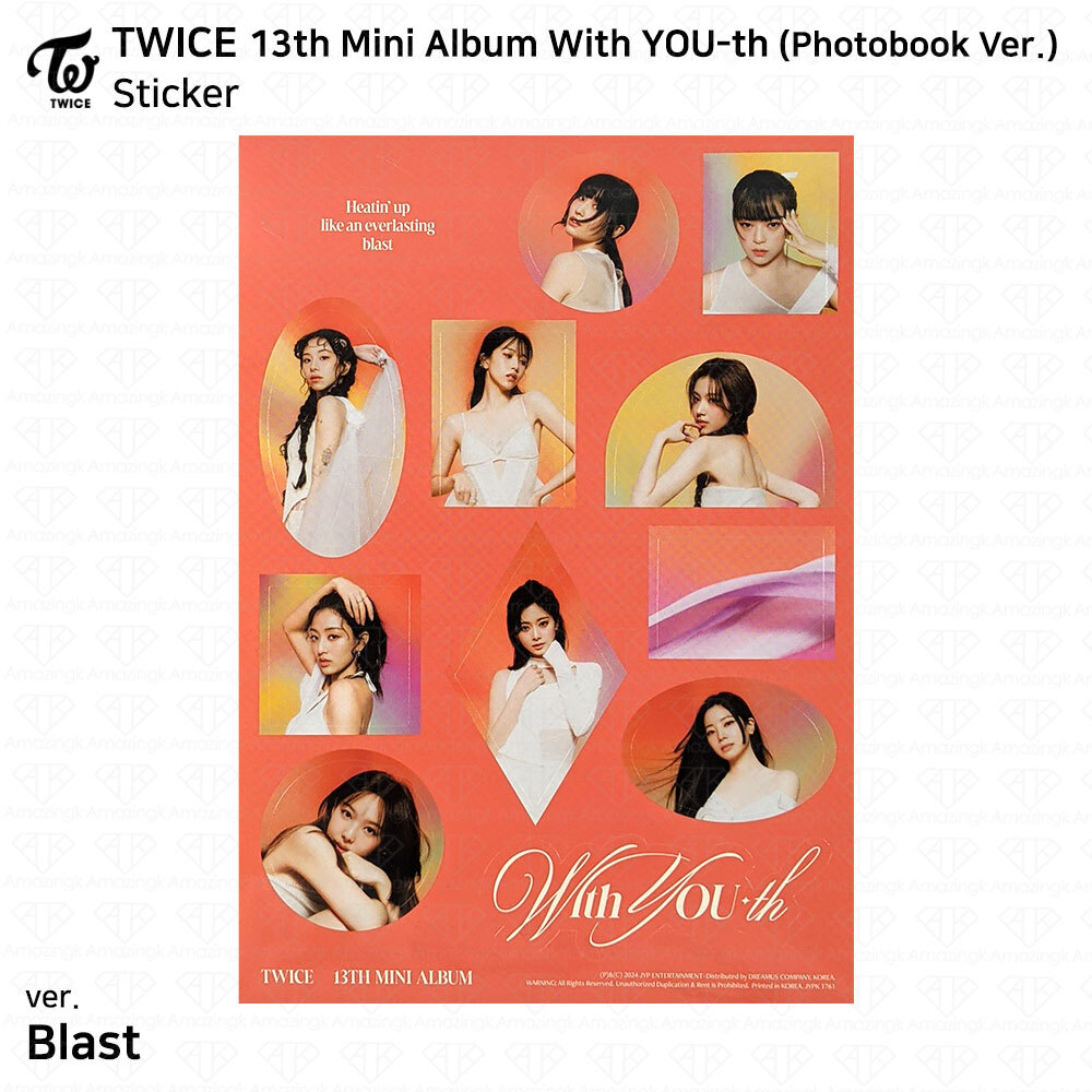 TWICE 13th Mini Album With YOU-th Youth Photocard Poster Film