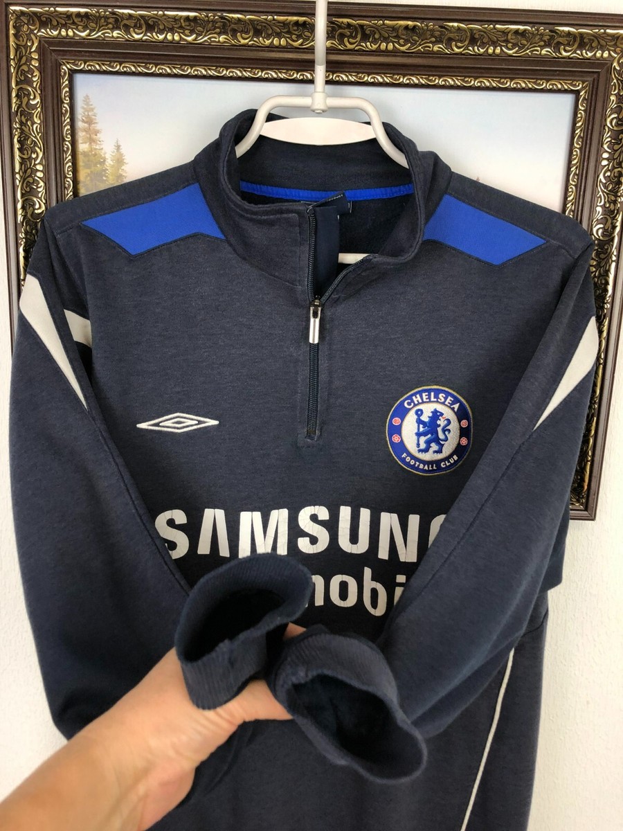 ChelseaFC Umbro ジャージ Vintage Umbro Chelsea Football Sweatshirt Soccer Track Top