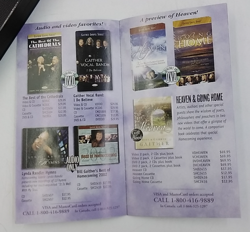 Gaither Gospel Series Red Rocks Homecoming VHS (2003) - Picture 8 of 17