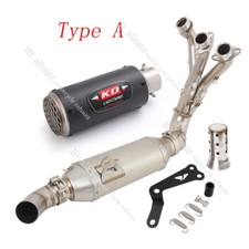 For YAMAHA MT09 FZ09 Tracer 9/9GT XSR900 Exhaust System Header Mid Muffler Tips