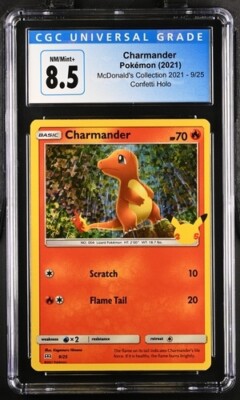 マクドナルド ヒトカゲ PSA 9　charmander mcdonald PSA9] Charmander (promo) {004/018} [eM/McDonald's Original