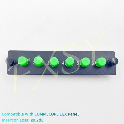 LGX Fiber Optic Adapter Panel 6 FC UPC APC Simplex OS2 Compatible COMMSCOPE LGX - Afbeelding 10 van 10