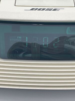 Bose AWR1-1W Acoustic Wave Clock Radio with Remote - White | eBay