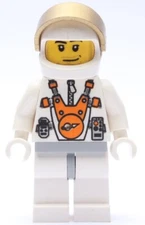 LEGO MINIFIGURE SPACE MARS MISSION ASTRONAUT USED MM015!!