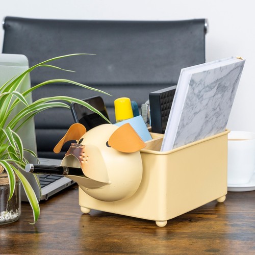 Made Easy Kit Desk Organizer, with Module Compartments (Brown Dog) - Picture 6 of 6