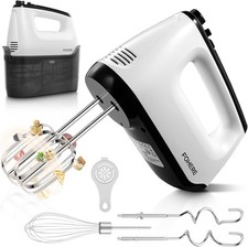 Hand Mixers, 6 Geschwindigkeiten, mit Turbo-Boost, 400 W Elektrischer Handmixer