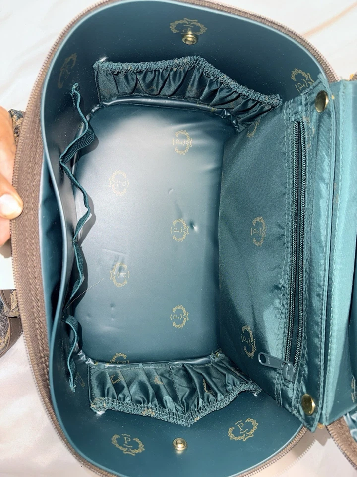 Винтажный протокол Waverly цветочный гобелен поезд чехол тщеславия сумка с Ярлыками Jcpenny - Изображение 4 из 4