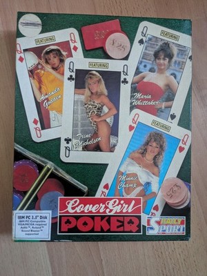 Cover Girl Poker Daily Sport PC Disk Spiel extrem selten nur eines bei Ebay