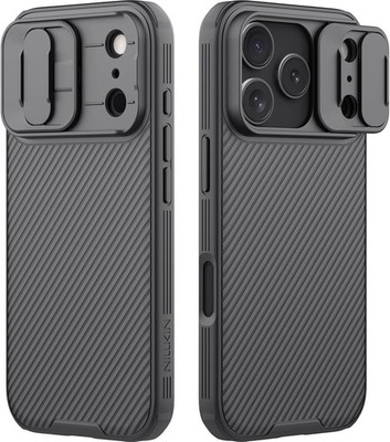 Nillkin iPhone 17 Pro Max Hülle CamShield Pro Kameraschutz Stoßfest Schwarz