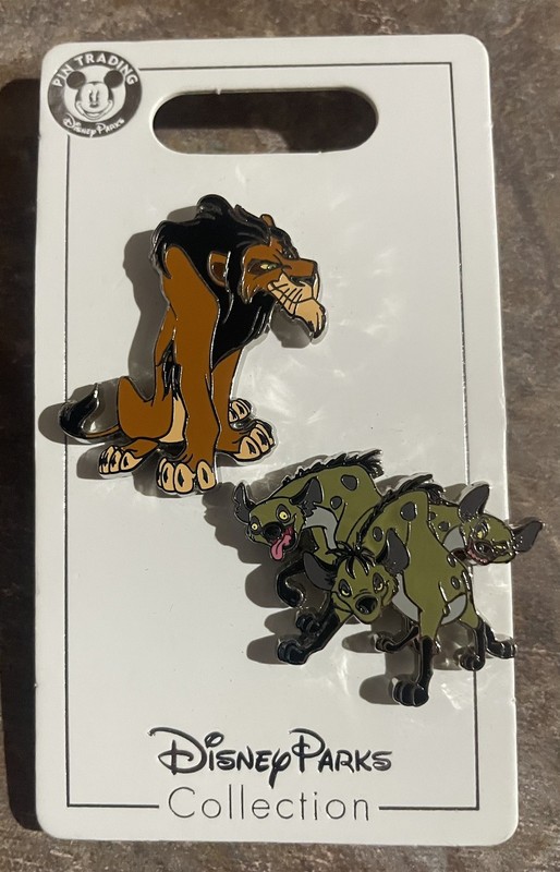 2014 Disney Scar with Hyenas Scar with Ed, Shenzi and Banzai Pin Set