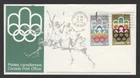 Canada 1974 Montreal Olympics slogan cancel souvenir cover - Action Stamps Day
